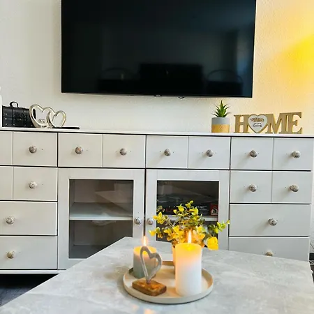 公寓 Charmante Am Stadtwald Von *